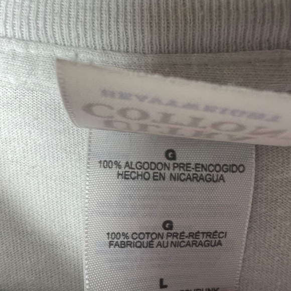 Gildan White Adult T-Shirt with Graphic Guitar Music Logo Large - Picture 4 of 6